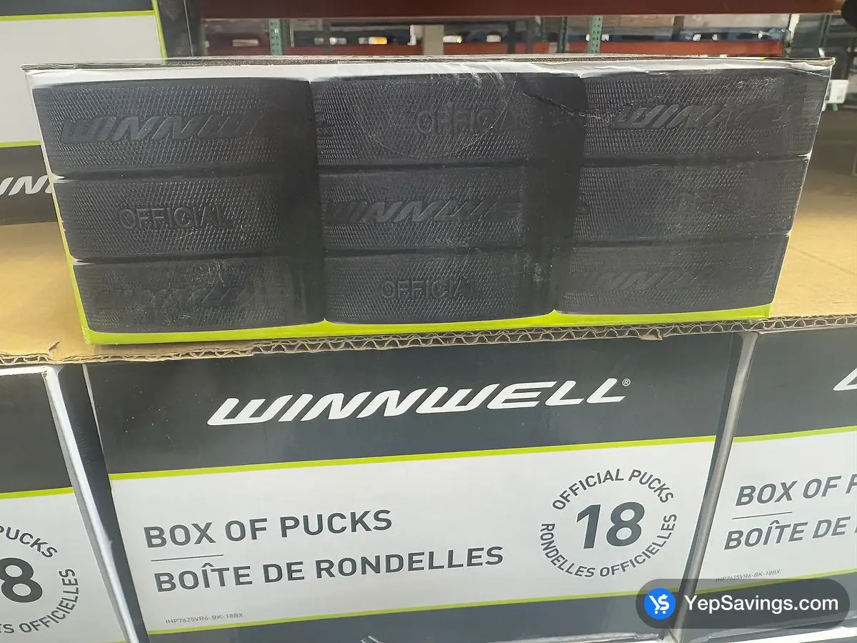 Costco WINNWELL ICE HOCKEY PUCKS PACK OF 18 - Canada (ITM 1619726)