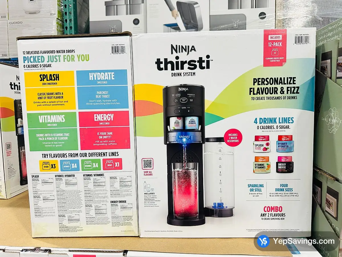 Costco NINJA THIRSTI DRINK SYSTEM - Canada (ITM 2711711)