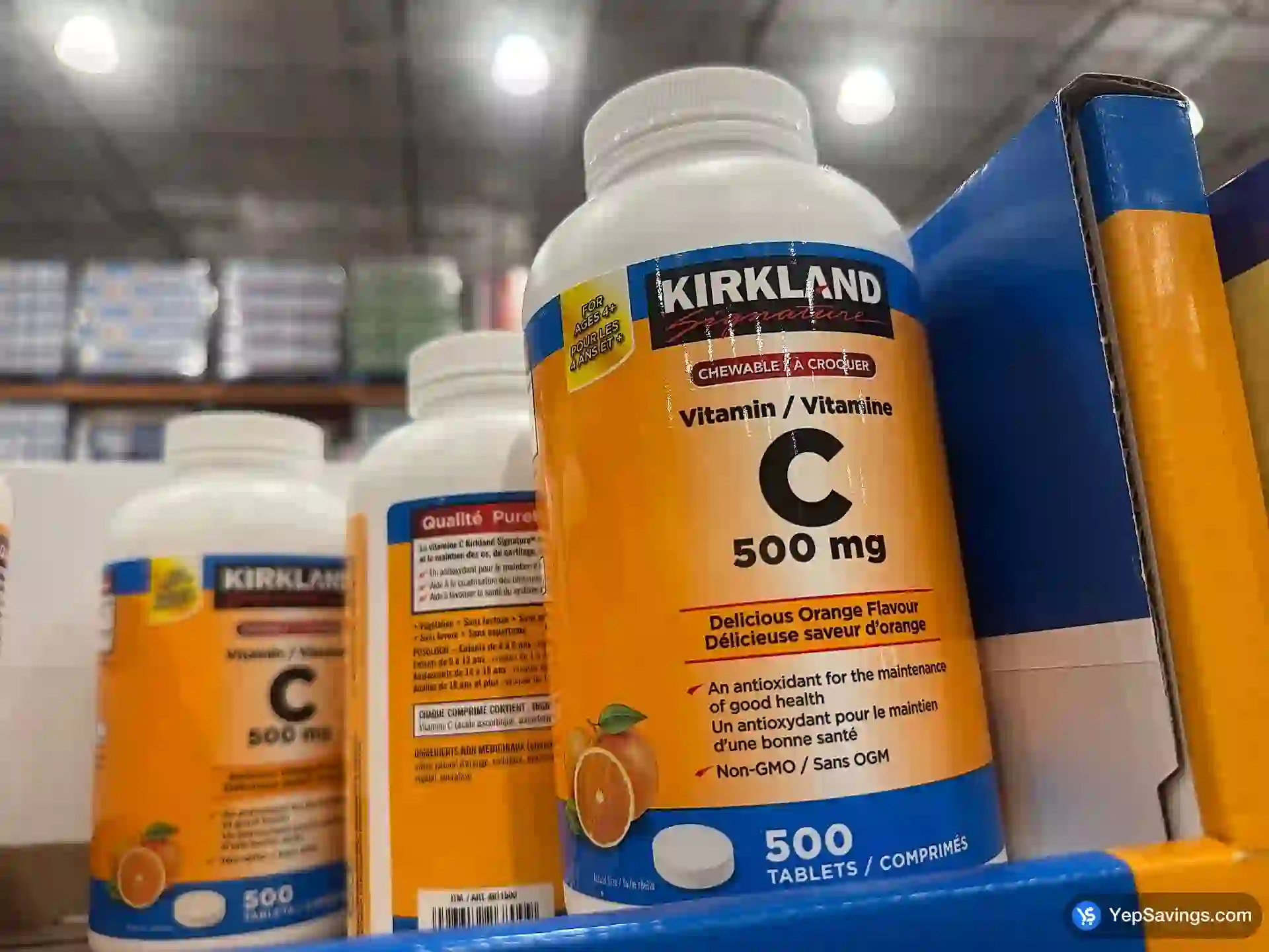 Costco KIRKLAND SIGNATURE CHEWABLE VITAMIN C 500 MG 500s - Canada (ITM 4911500)