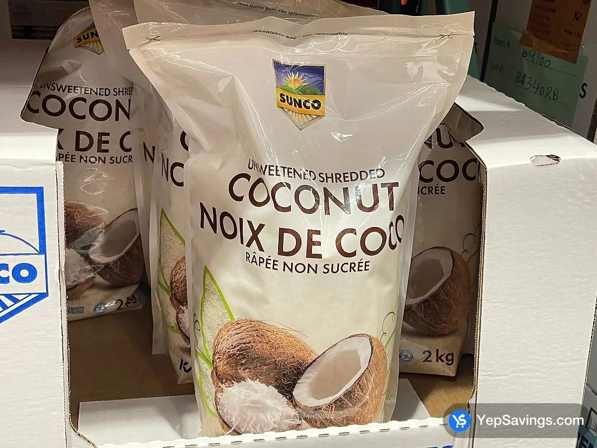 Costco SUNCO SHREDDED COCONUT 2 kg - Canada (ITM 1259958)