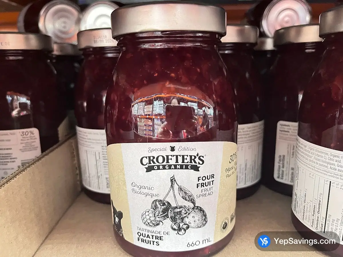 Costco CROFTER'S FOUR FRUIT SPREAD 660 mL - Canada (ITM 1835643)