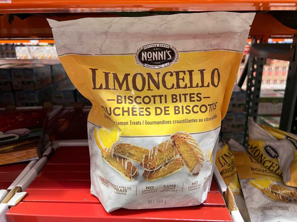 NONNI'S LIMONCELLO BISCOTTI BITES   794 g ITM 1459977 at Costco