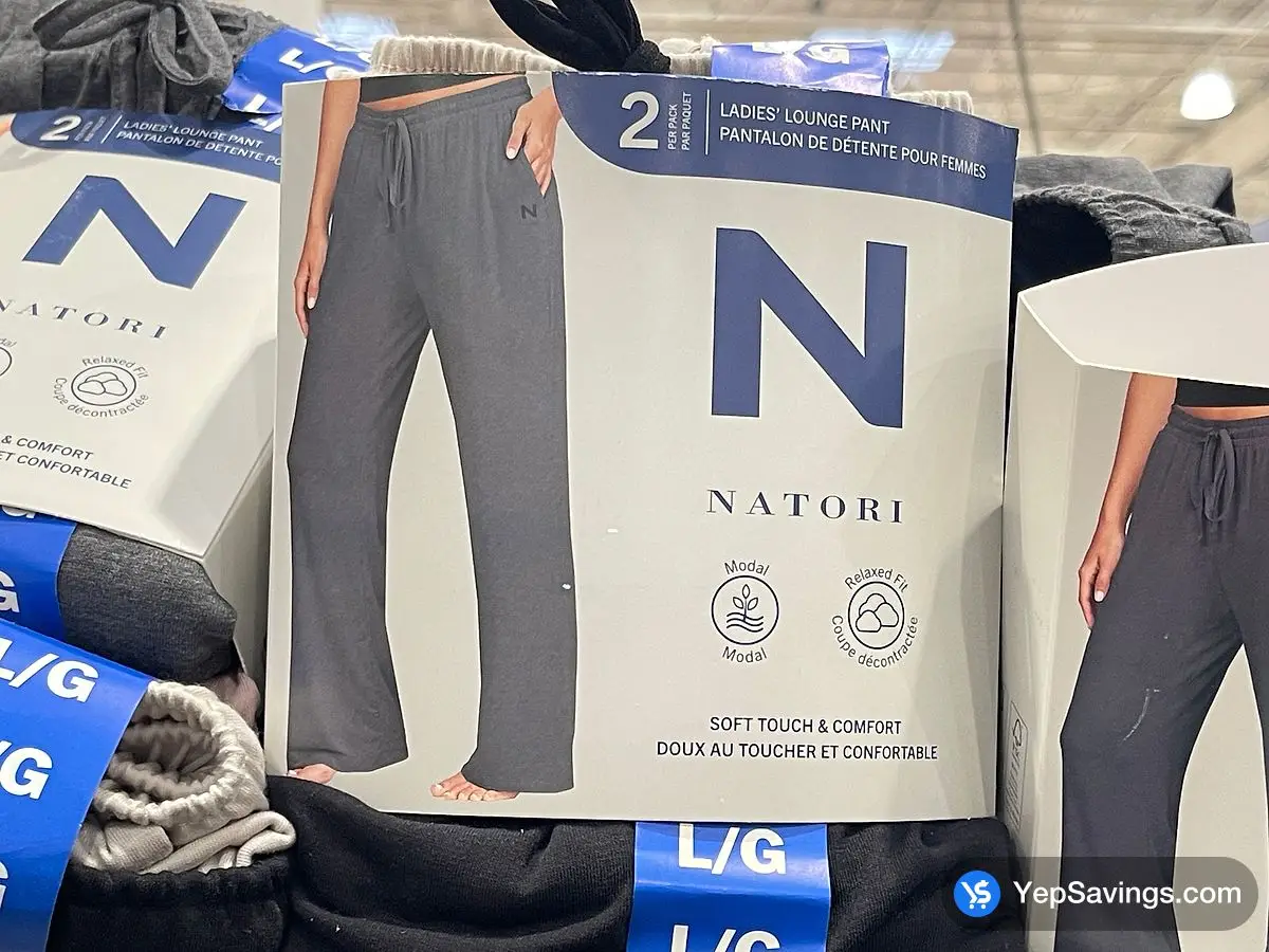 Costco N NATORI LOUNGE PANTS 2PK + LADIES SIZES L - XLONLY - Canada (ITM 1841400)