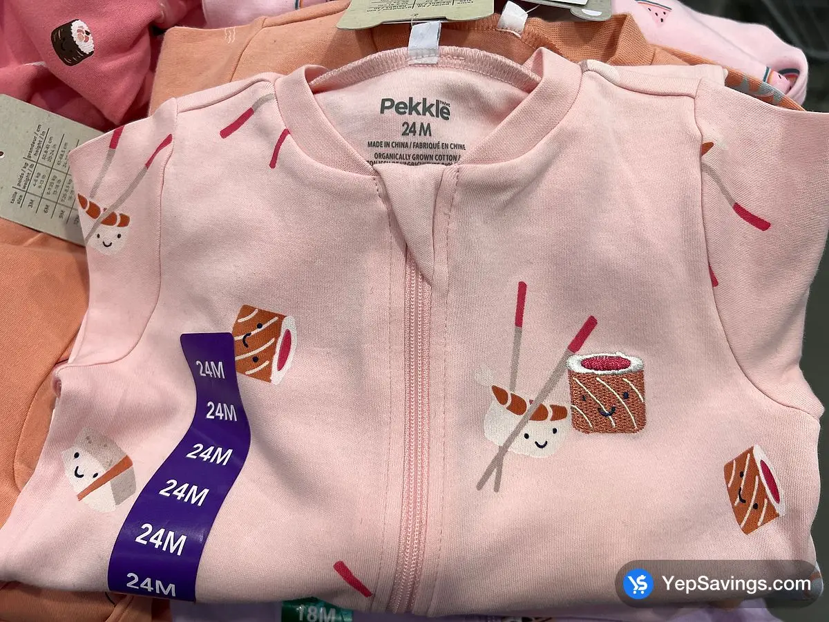 Costco PEKKLE ORGANIC COTTON SLEEPER INFANTS SIZES 3-24M - Canada (ITM 4177411)
