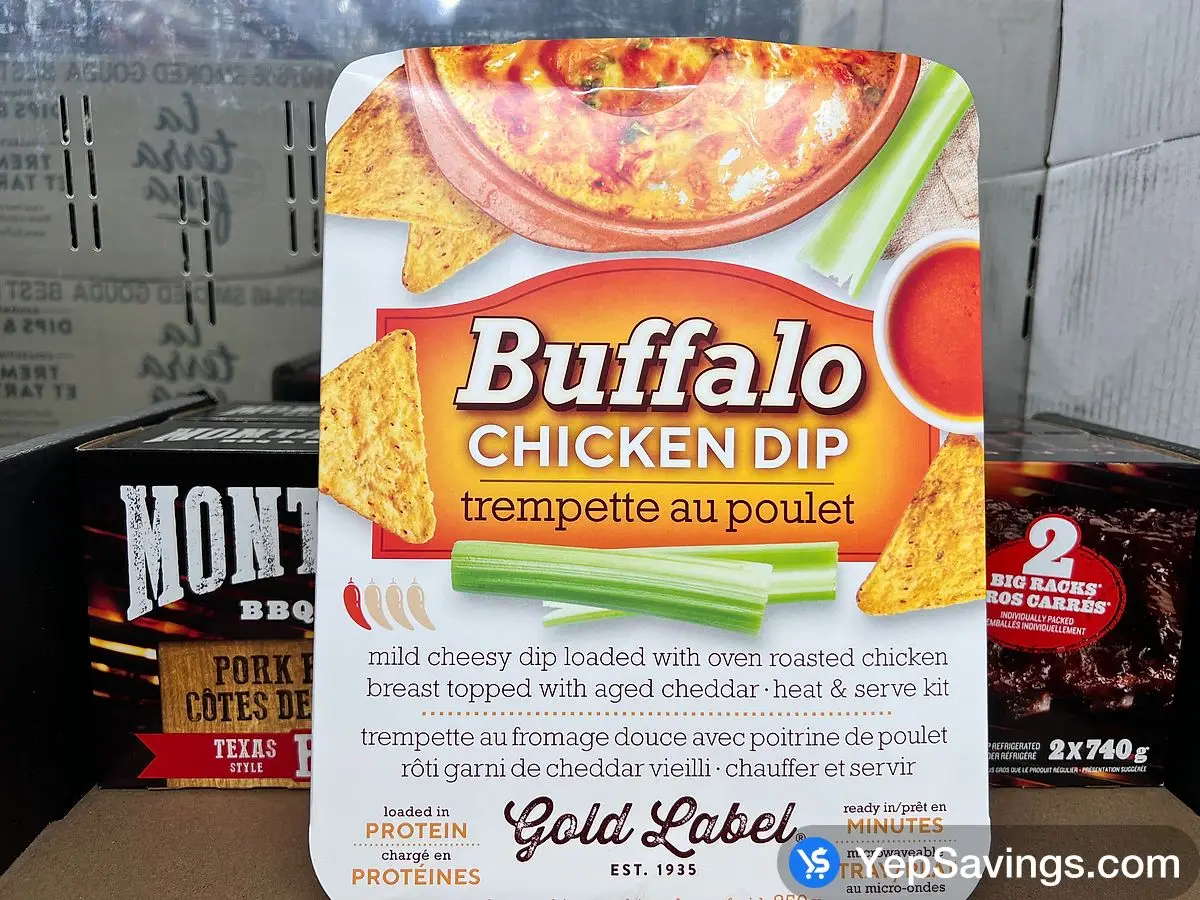 GOLD LABEL BUFFALO CHICKEN DIP 850 g ITM 1759716 at Costco