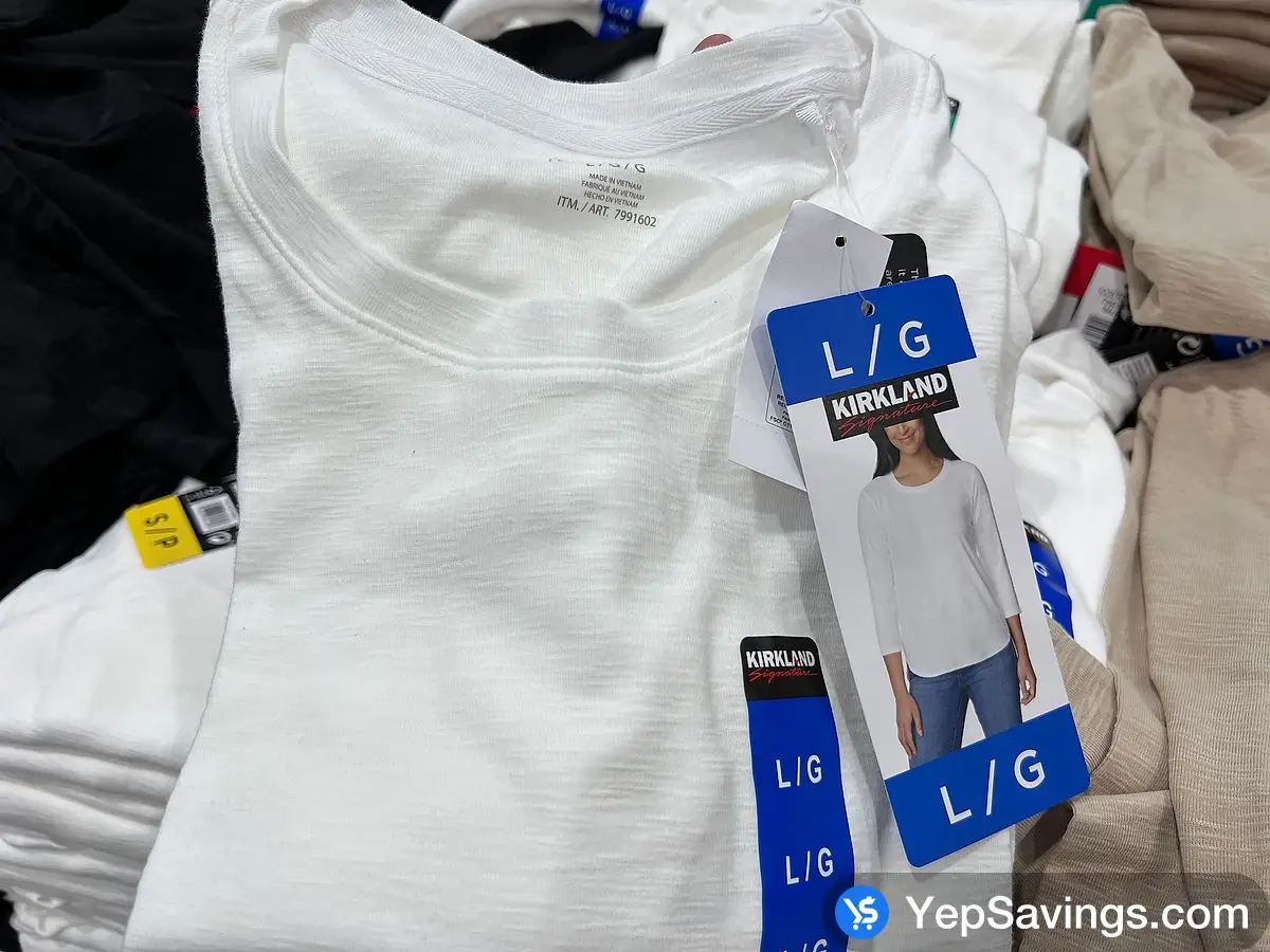 Costco KIRKLAND SIGNATURE 3/4 SLEEVE TOP + LADIES SIZES S - XXL - Canada (ITM 7991604)