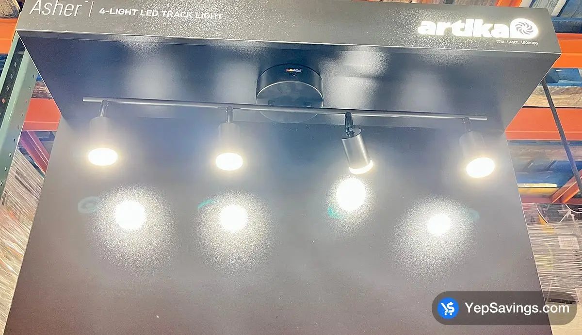 Costco ARTIKA ASHER LED TRACK LIGHT MATTE BLACK - Canada (ITM 1922366)