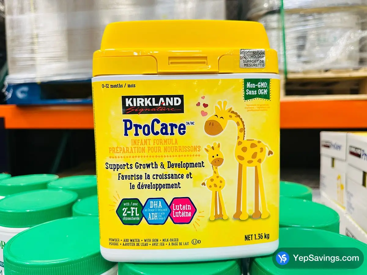 Costco KIRKLAND SIGNATURE NON GMO INFANT FORMULA PROCARE 1.36 kg - Canada (ITM 9626920)