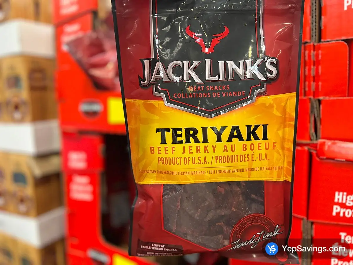 Costco JACK LINKS TERIYAKI BEEF JERKY 300g - Canada (ITM 1256995)