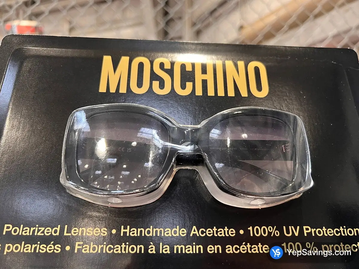 Costco MOSCHINO POLARIZED SUNGLASSES - Canada (ITM 1849228)