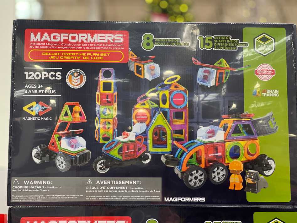 MAGFORMERS MAGNETIC BUILDING SET 120 PC ITM 1552970 at Costco