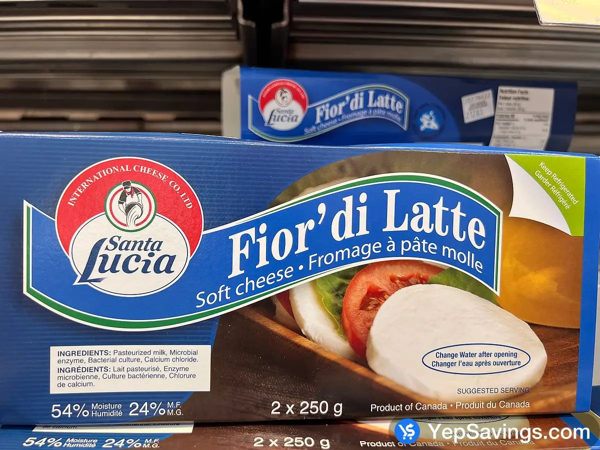 Costco SANTA LUCIA FIOR ' DI LATTE 2 x 250 g - Canada (ITM 226397)