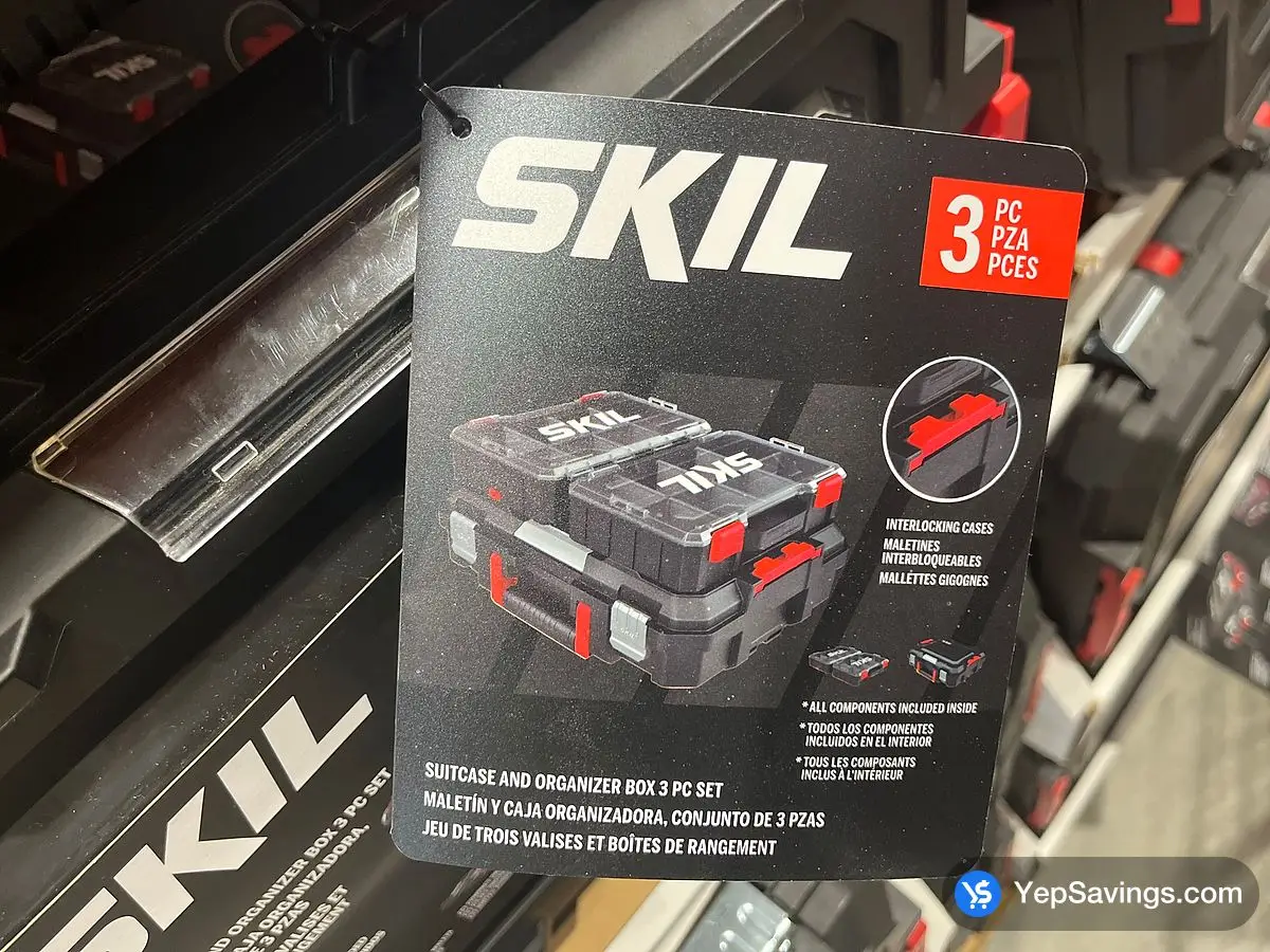 SKIL TOOL ORGANIZER 3 PIECE ITM 4664444 at Costco