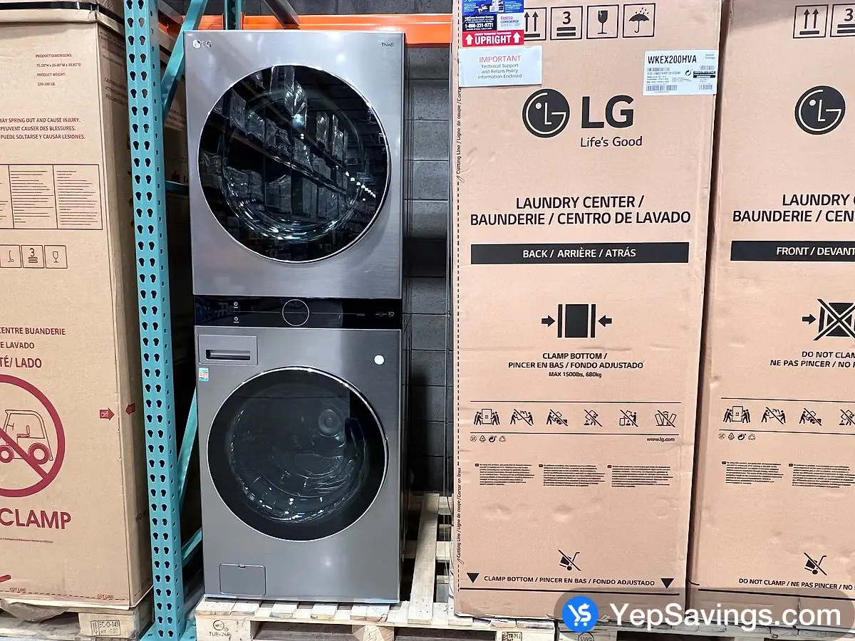 LG WASHTOWER 5.2/7.4 CUFT ITM 7451299 at Costco