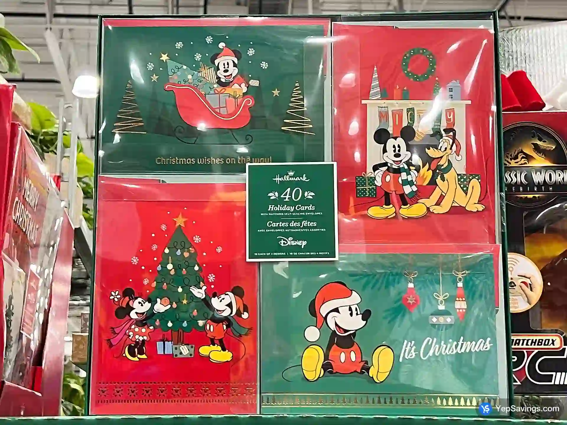 Costco HALLMARK 40 HOLIDAY CARDS 10 EACH OF 4 DESIGNS - Canada (ITM 1600384)