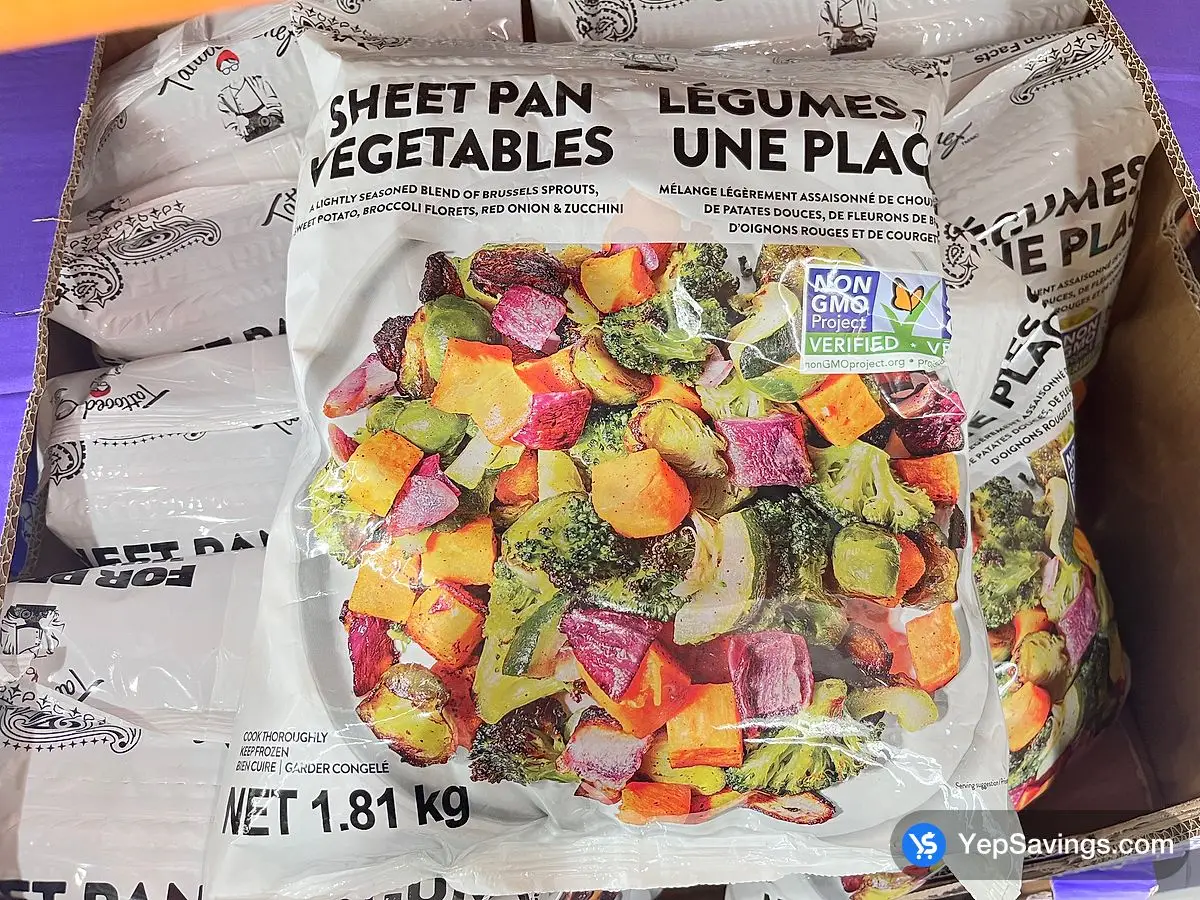Costco TATOOED CHEF SHEET PAN VEGETABLES 1.81 kg - Canada (ITM 1874843)