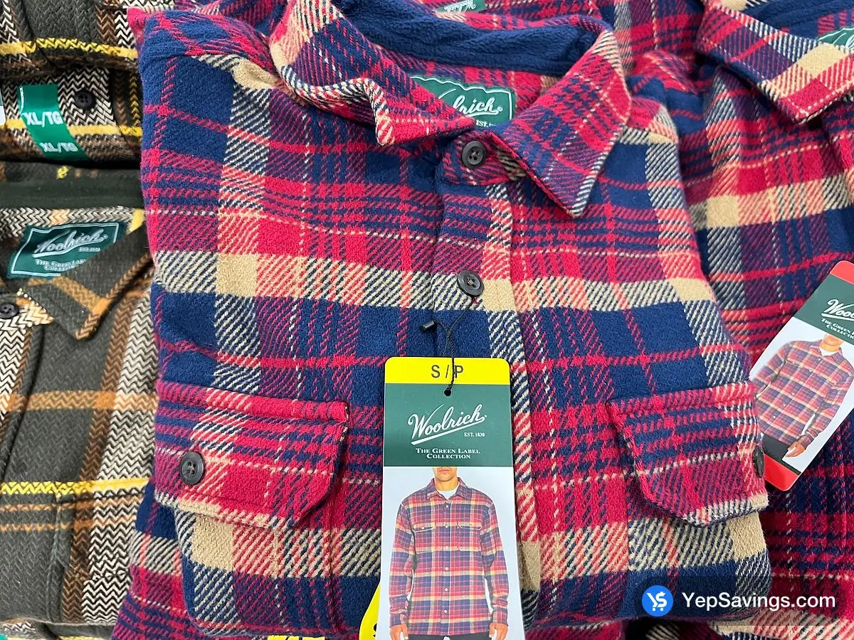 Costco WOOLRICH FLANNEL SHIRT JACKET + MENS SIZES S - XXL - Canada (ITM 1719160)
