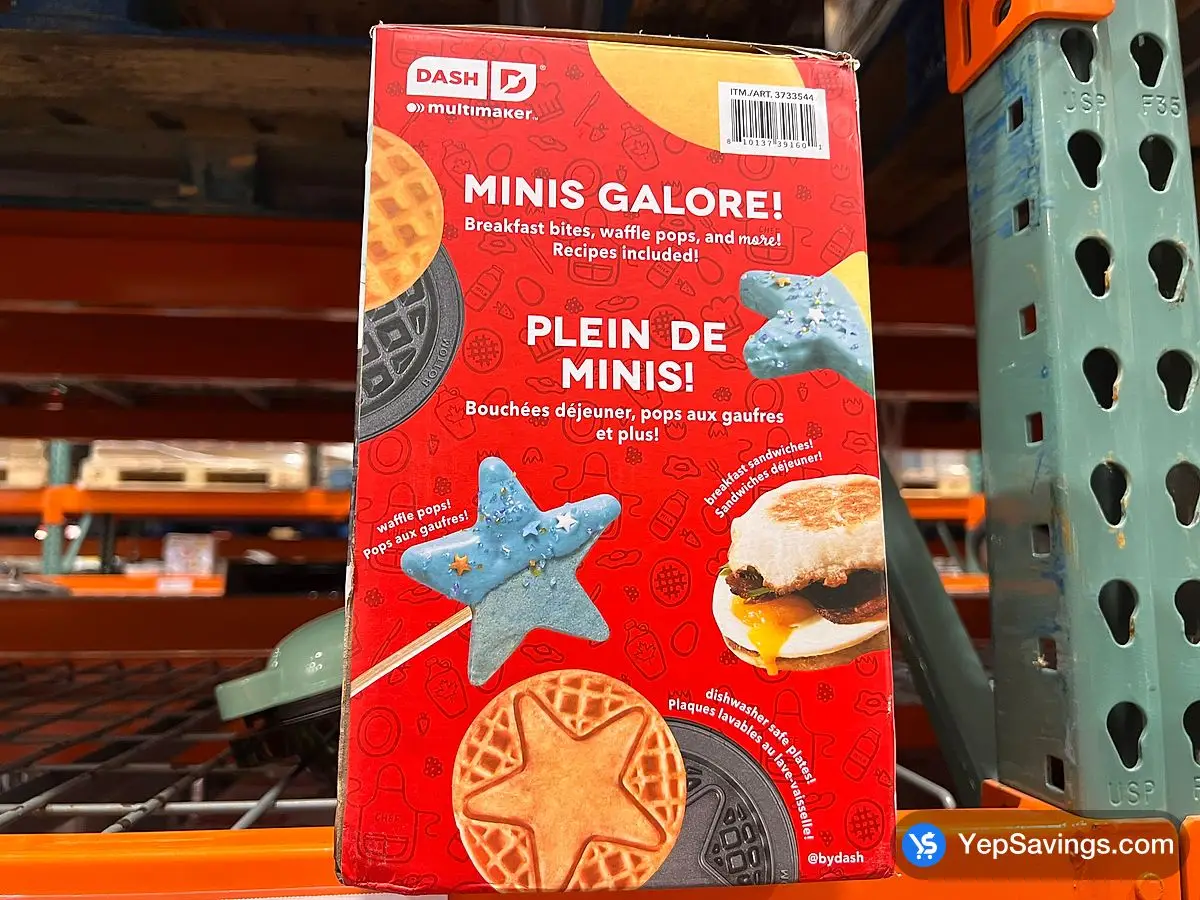 Costco DASH MULTIMAKER SYSTEM MINI WAFFLE MAKER - Canada (ITM 3733544)