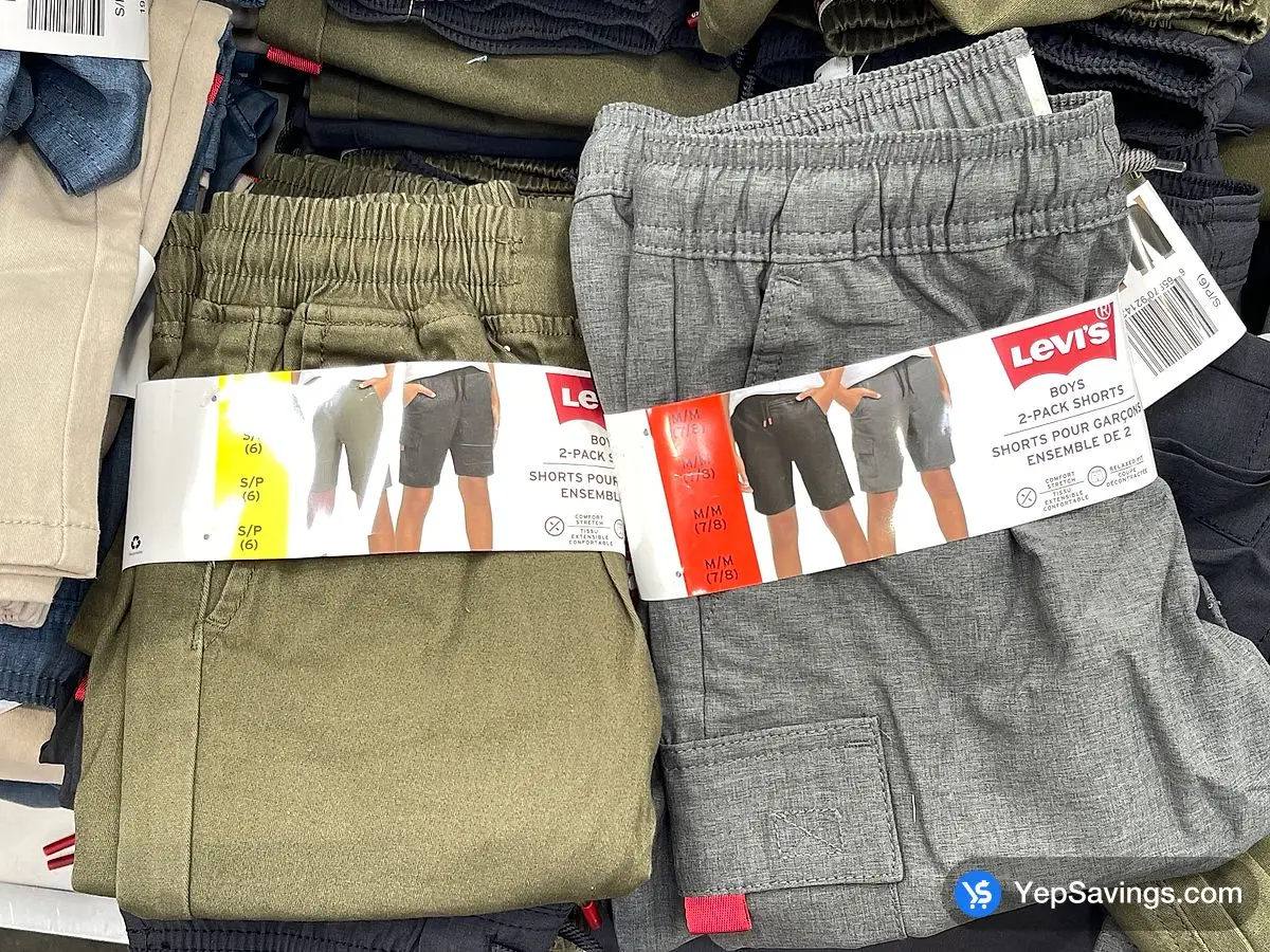 Costco LEVIS SHORT 2PK BOYS SIZES 6 - 14/16 - Canada (ITM 3242222)