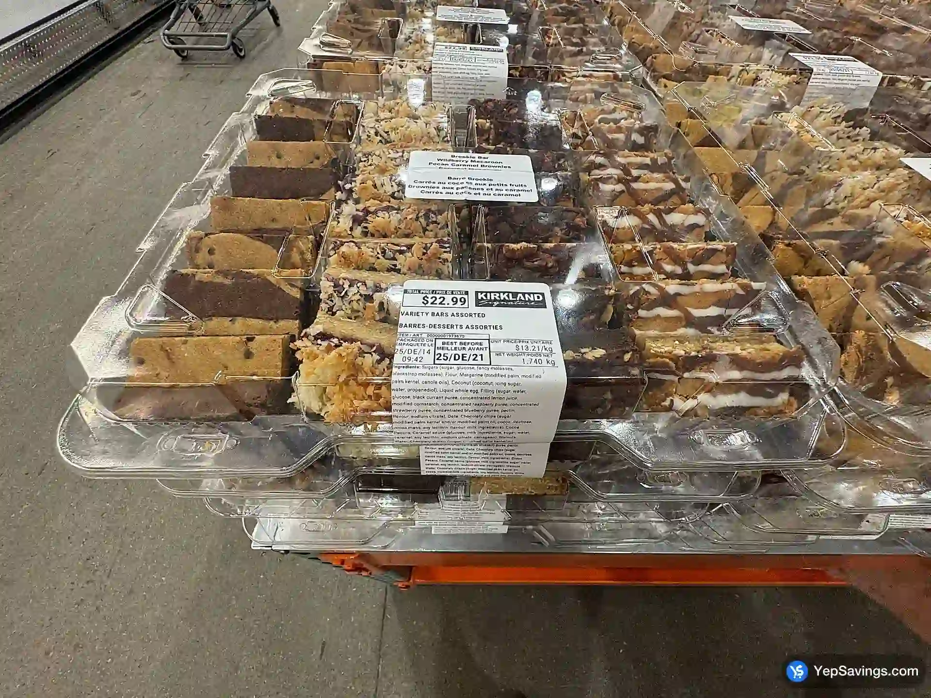 Costco Variety Dessert Bars - Canada (ITM 1973670)