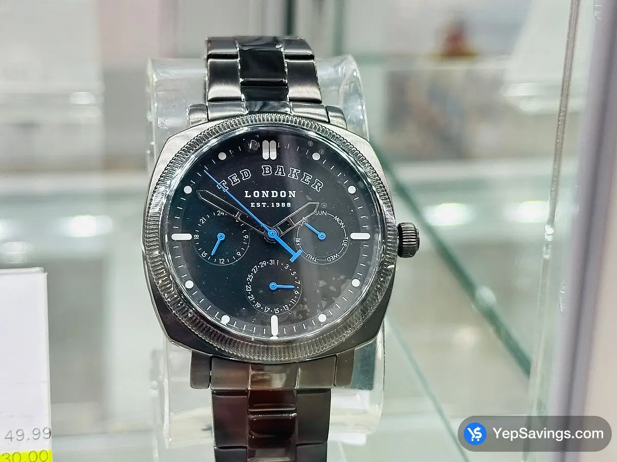 Costco TED BAKER MENS BLACK DIAL , 42MM BKPCNS31291 - Canada (ITM 1908008)