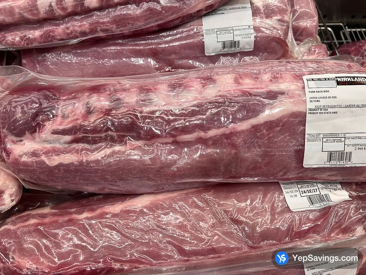 Costco PORK BACK RIBS - Canada (ITM 31110)