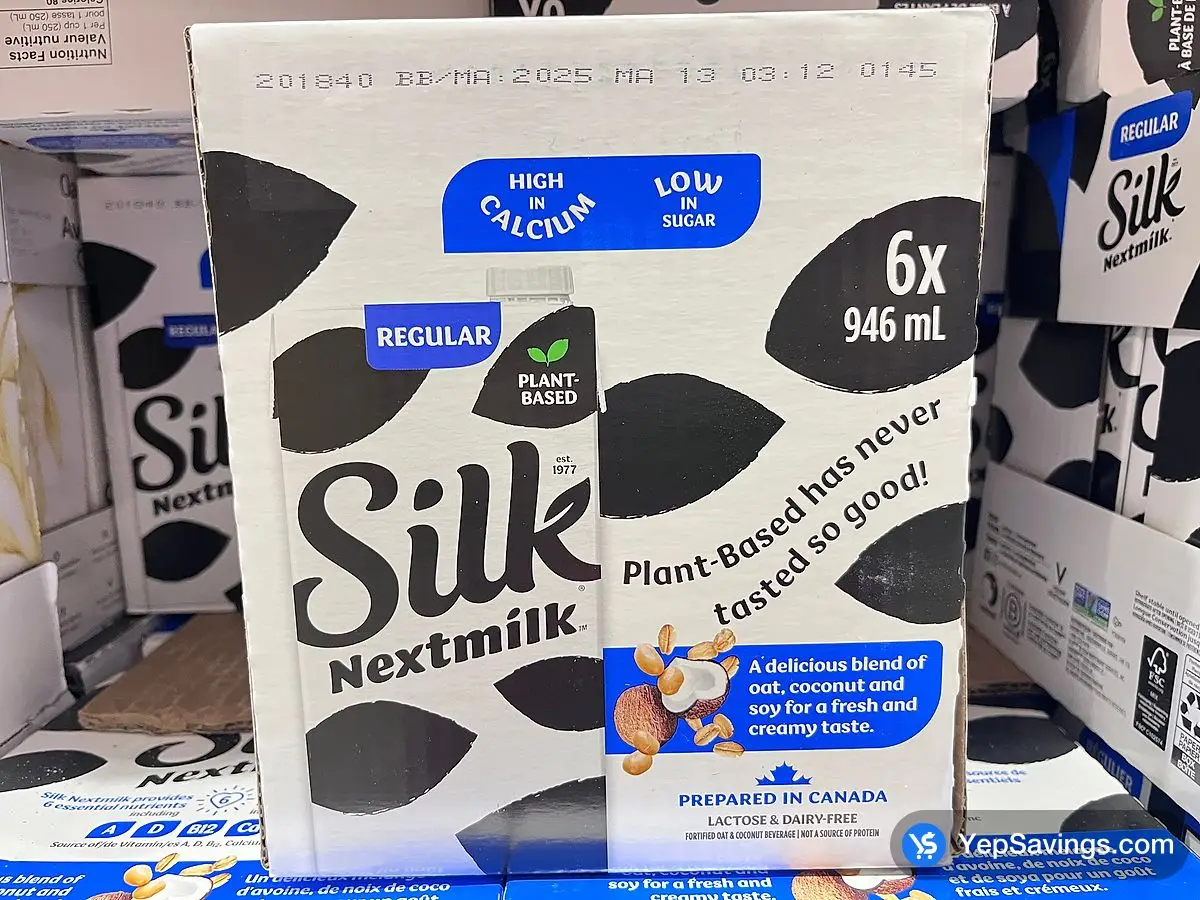 Costco SILK NEXTMILK 6 x 946 mL - Canada (ITM 1834715)