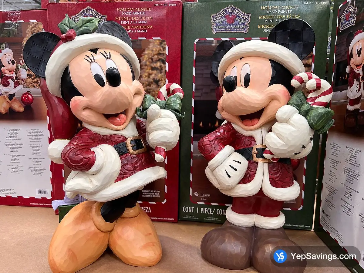 Costco JIM SHORE MICKEY AND MINNIE HAND - PAINTED - Canada (ITM 1740001)