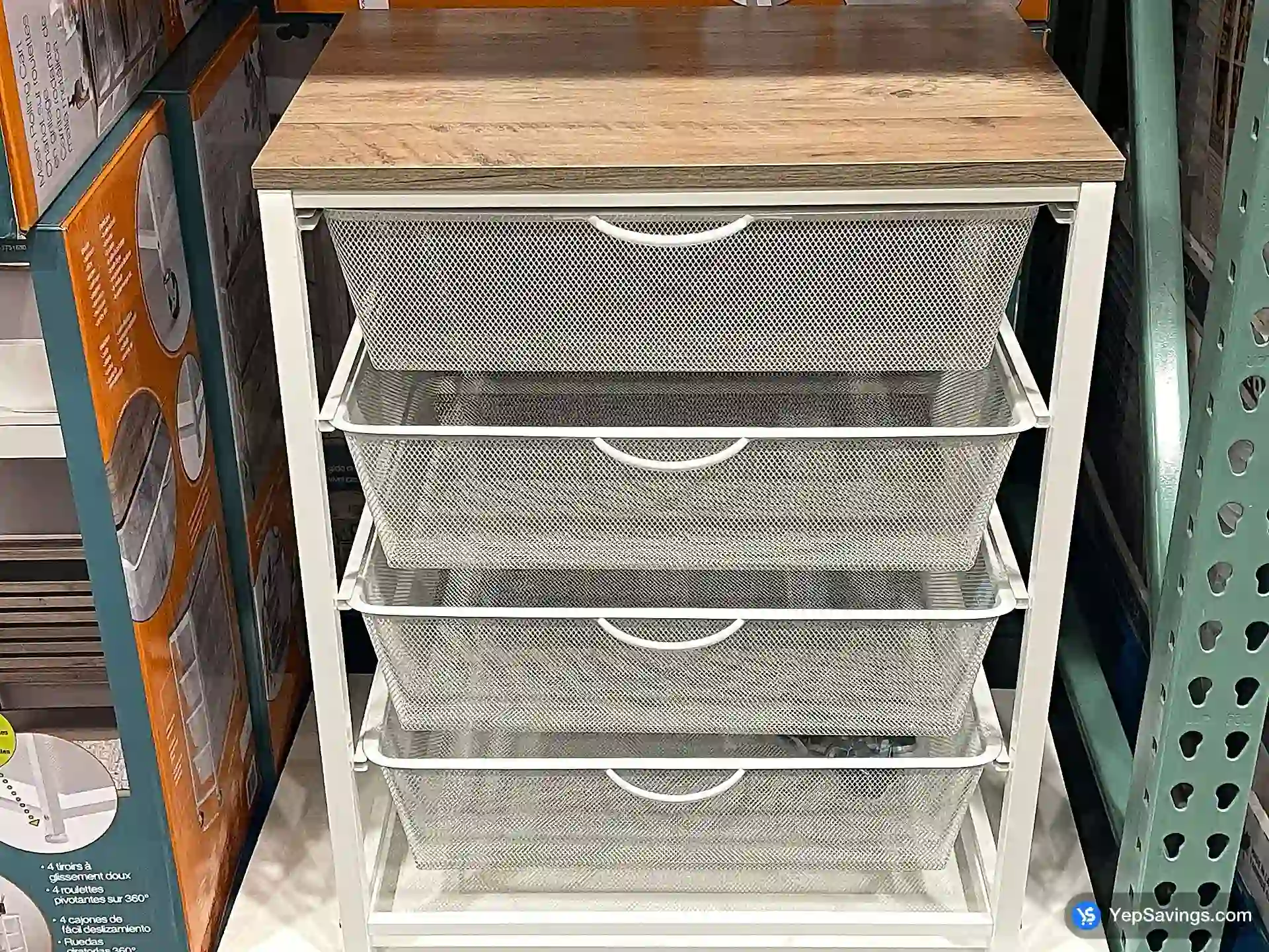 Costco EDIFICE ROLLING CART 4 - TIERED BASKETS - Canada (ITM 1751630)