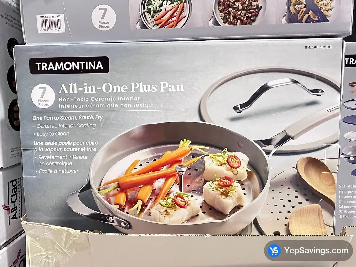 Costco TRAMONTINA ALL IN ONE PLUS PAN 7 PIECES - Canada (ITM 1831233)