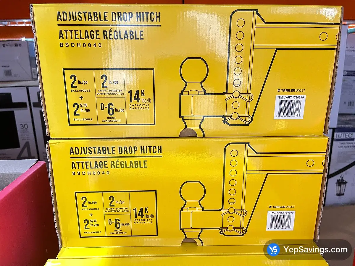 Costco TRAILER VALET DROP HITCH 14000 lb - Canada (ITM 1780949)