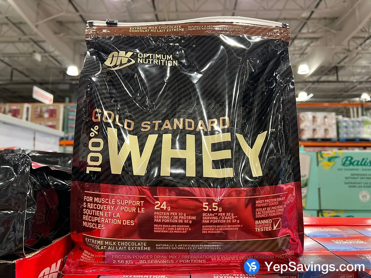 OPTIMUM NUTRITION GOLD STANDARD WHEY 2.56 kg ITM 1704110 at Costco