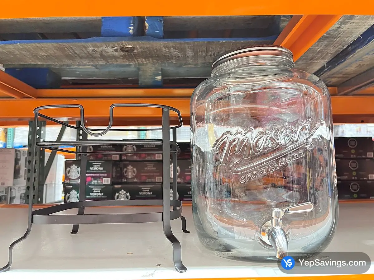 Costco MASON CRAFT BEVERAGE DISPENSER 11.26 L - Canada (ITM 1859337)