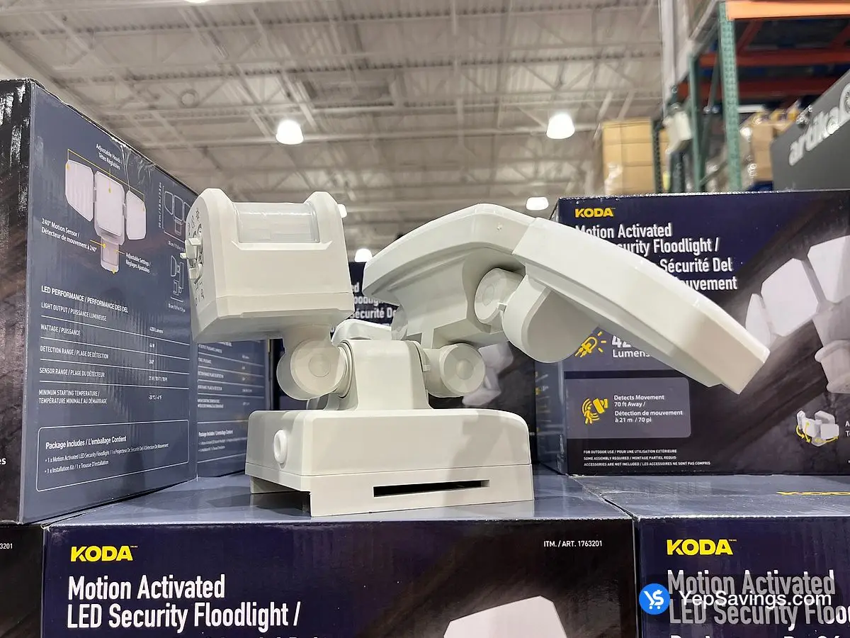 KODA MOTION ACTIVATED LED FLOODLIGHT ITM 1763201 at Costco