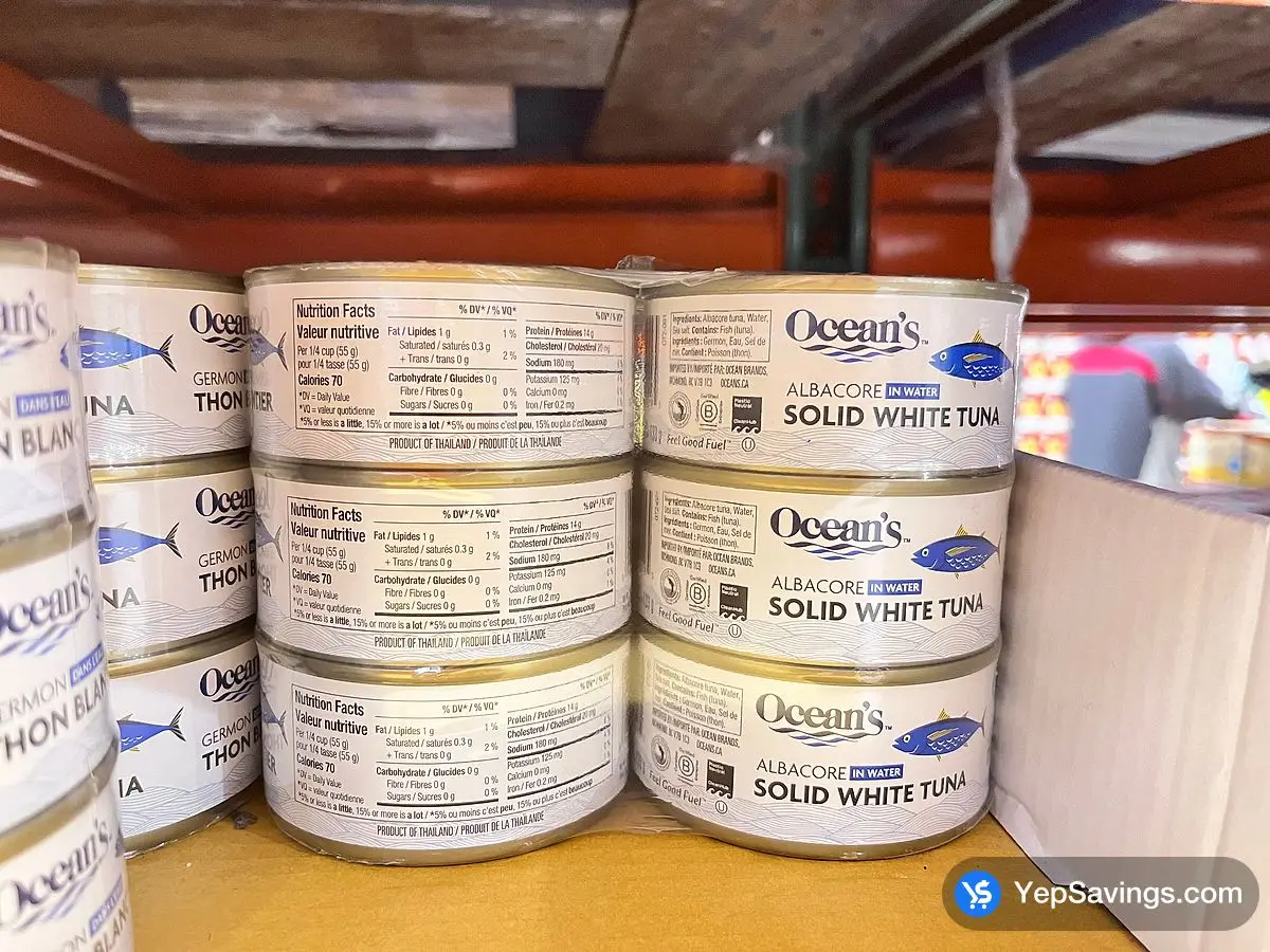 OCEAN'S SOLID WHITE ALBACORE TUNA 6 X 184 g ITM 259629 at Costco