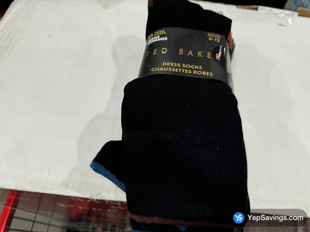 Costco TED BAKER DRESS SOCKS 6PK MENS SIZES 6-12 - Canada (ITM 1830543)