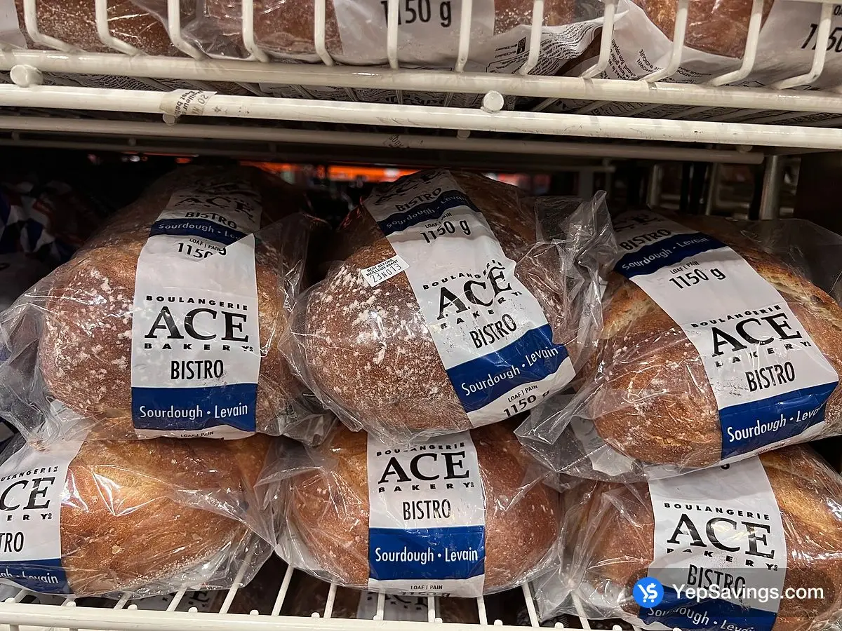 Costco ACE BAKERY SOURDOUGH BISTRO BREAD 1,150 g D2 - Canada (ITM 1764168)