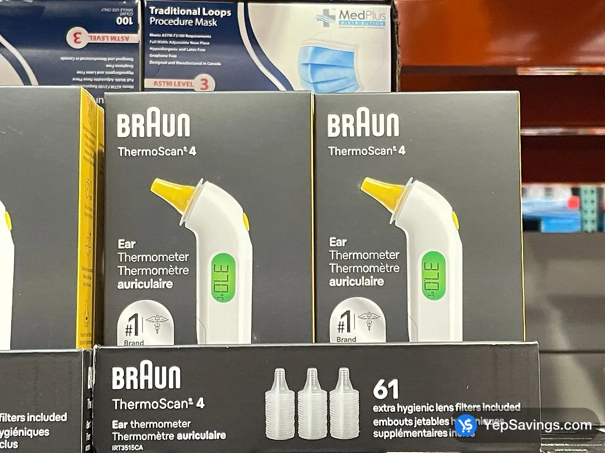 Costco BRAUN THERMOSCAN4 EAR T12L108P540 THERMOMETER - Canada (ITM 3662983)