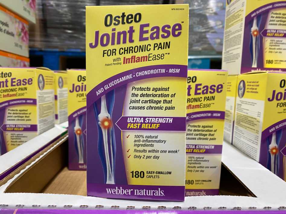 WEBBER NATURALS OSTEO JOINT EASE 180 CAPLETS ITM 655360 at Costco