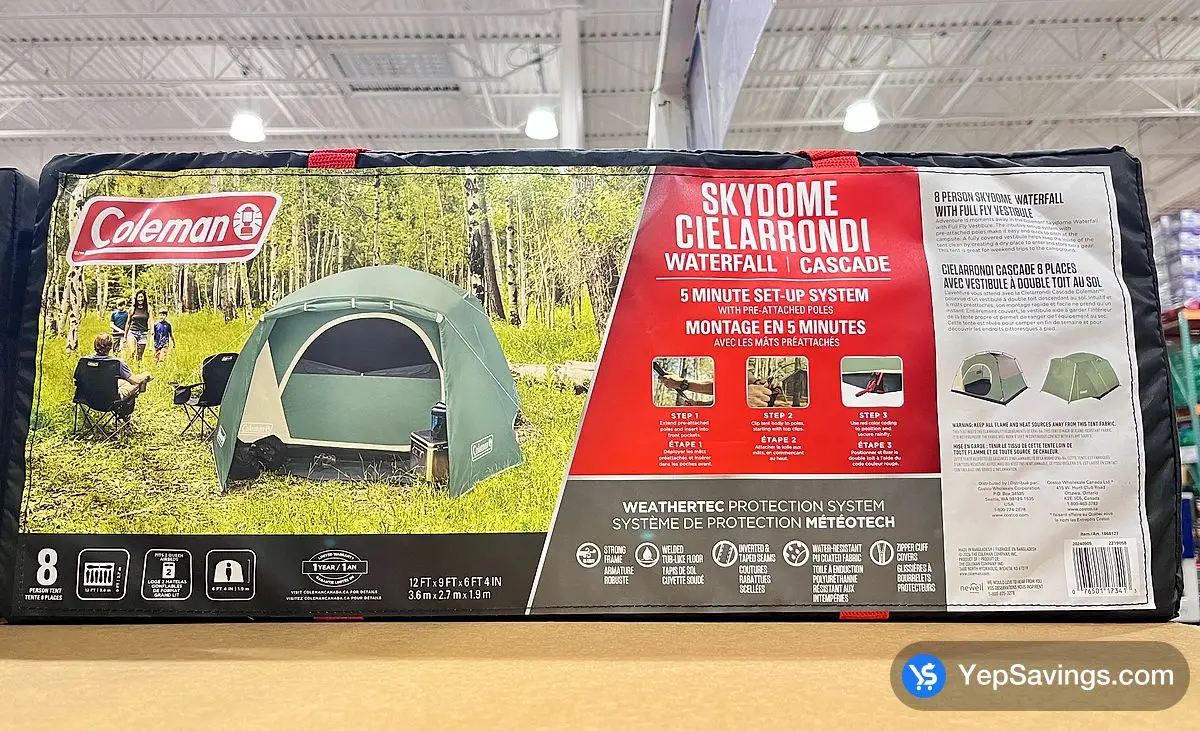 Costco COLEMAN SKYDOME TENT 8 PERSON - Canada (ITM 1868127)