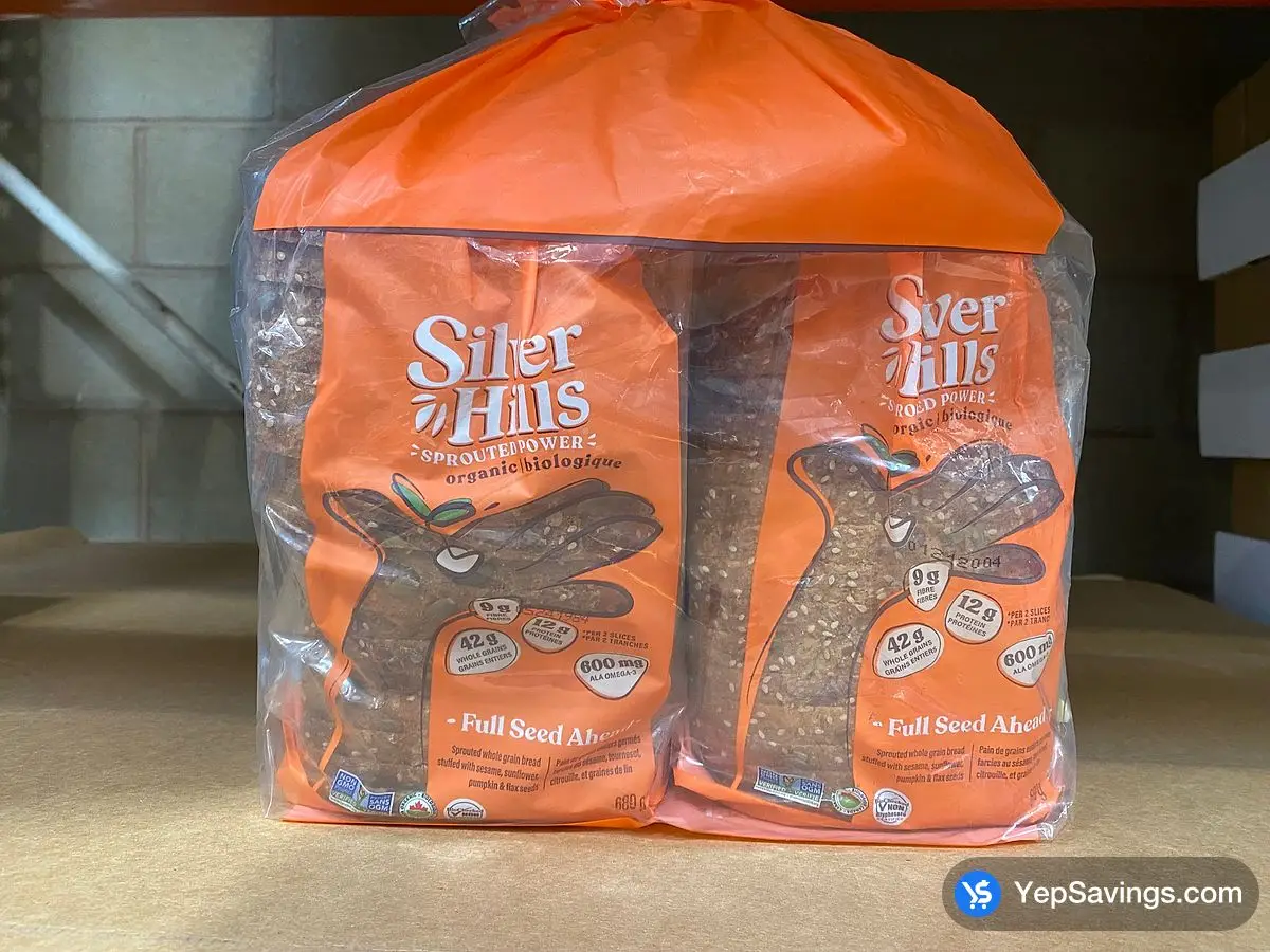 Costco SILVER HILLS FULL SEED AHEAD BREAD PACK OF 2 × 680 g - Canada (ITM 1482847)