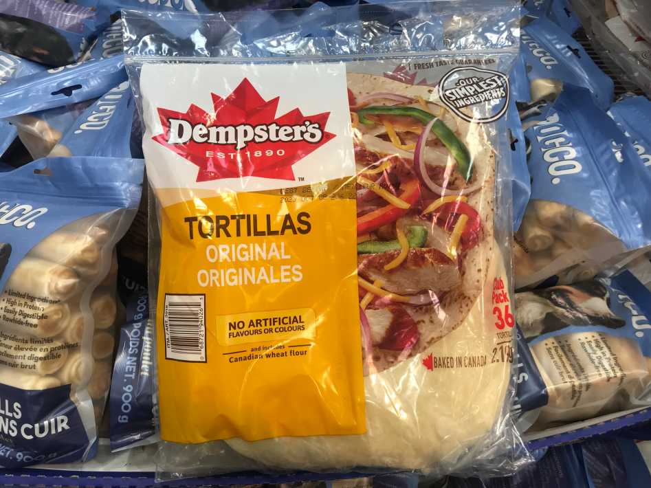 Costco DEMPSTER'S ORIGINAL TORTILLAS PACK OF 36 - Canada (ITM 3918)