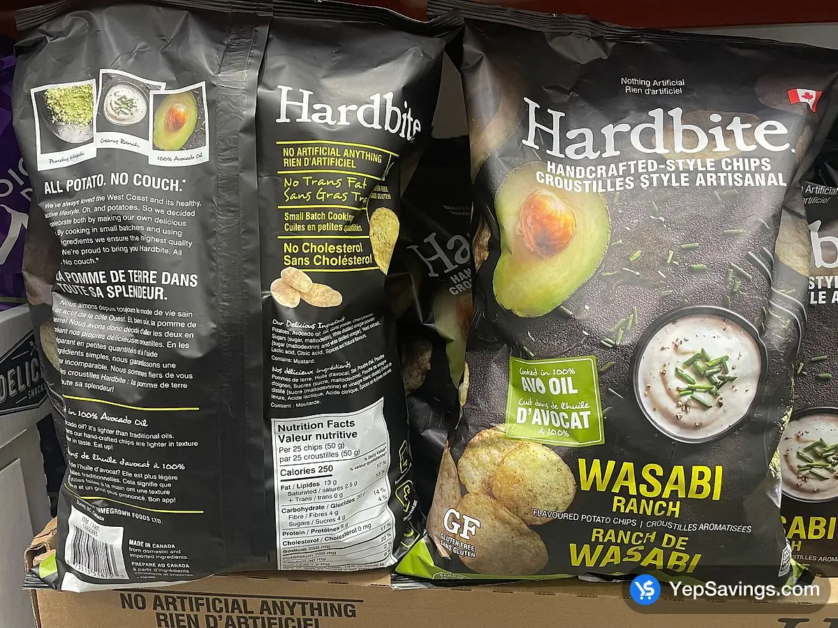 Costco HARDBITE WASABI RANCH CHIPS 550 g - Canada (ITM 1862993)
