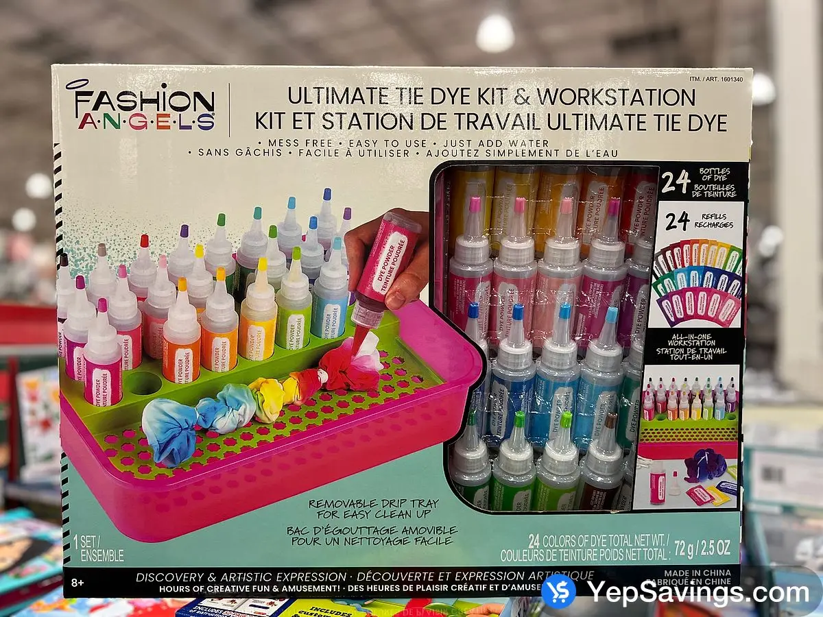 Costco ULTIMATE TIE DYE KIT WORK STATION 200+ PROJECTS - Canada (ITM 1601340)
