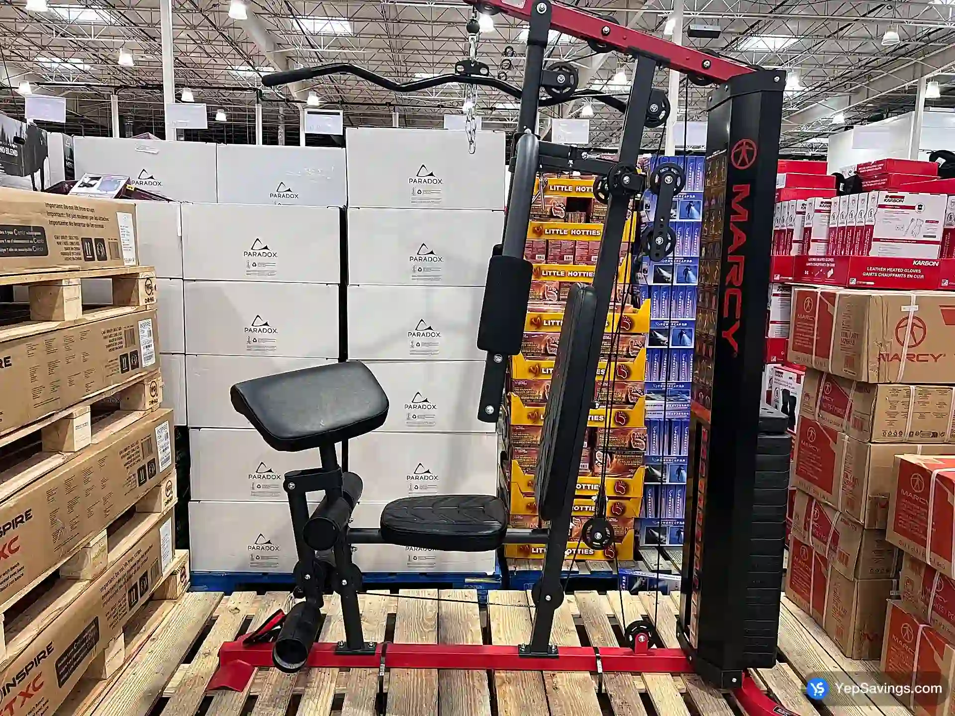 Costco MARCY HOME GYM 67.5KG(150LB) 3 BOXES - Canada (ITM 1426898)