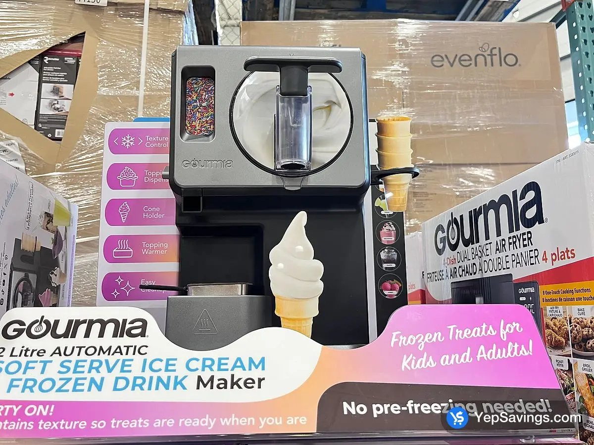 Costco GOURMIA SOFT SERVE ICE CREAM & FROZEN DRINK MAKER - Canada (ITM 3333016)