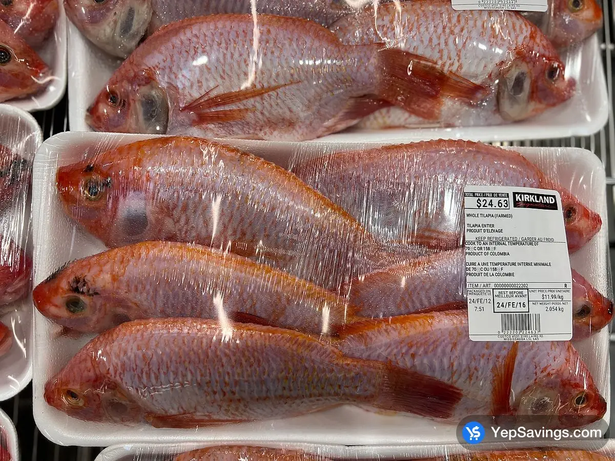 WHOLE TILAPIA ( FARMED )  ITM 1745 at Costco