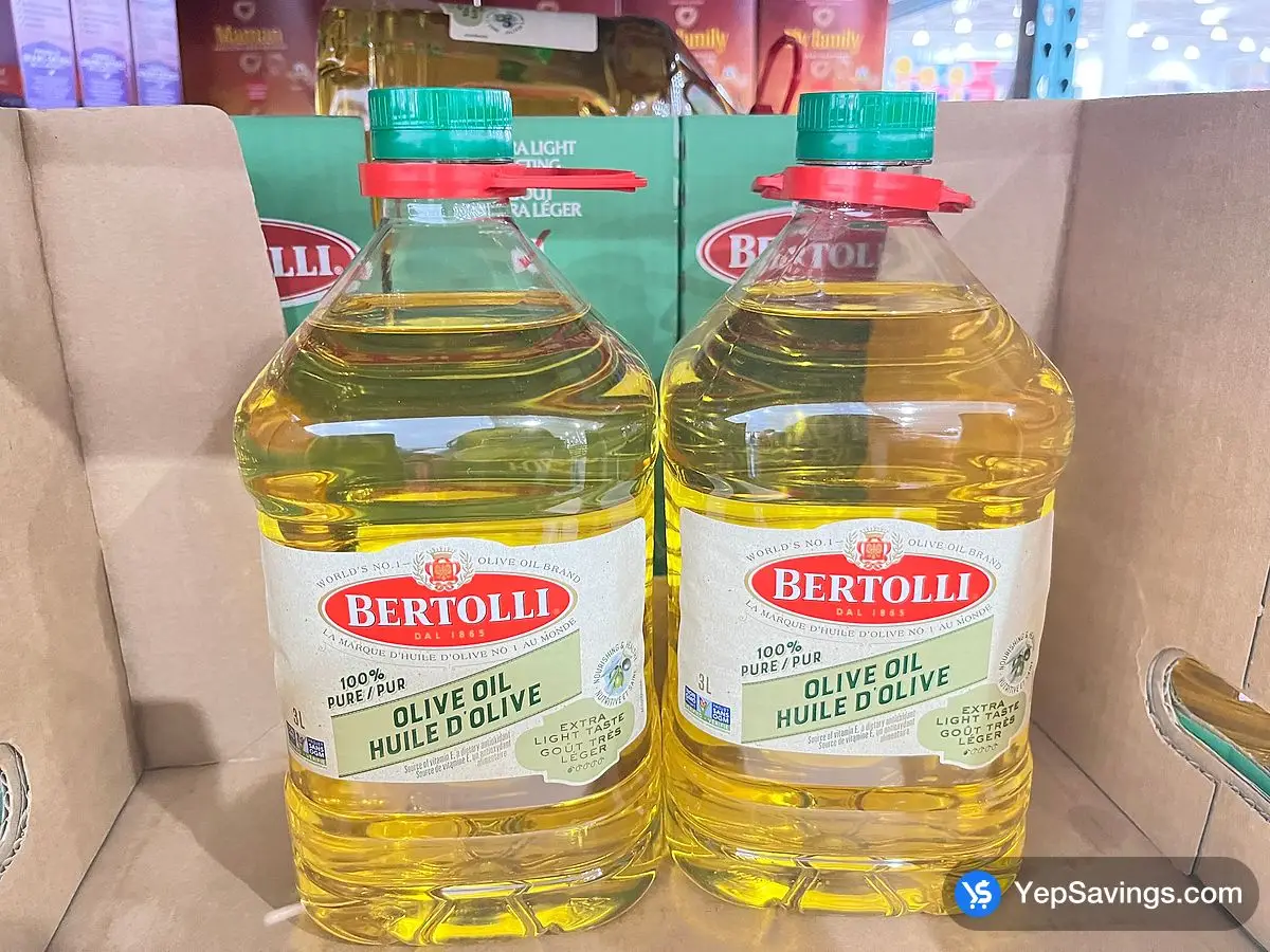 Costco BERTOLLI EXTRA LIGHT OLIVE OIL 3 L - Canada (ITM 142372)
