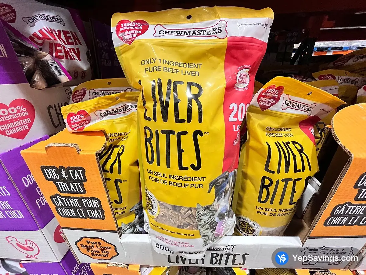 Costco CHEWMASTERS LIVER BITES 600 g - Canada (ITM 1782057)