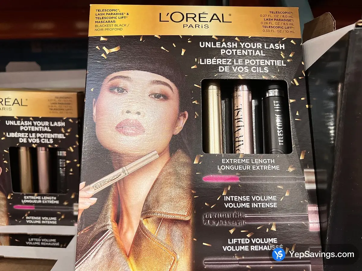 Costco L'OREAL PARIS MASCARA TRIO - Canada (ITM 1769513)